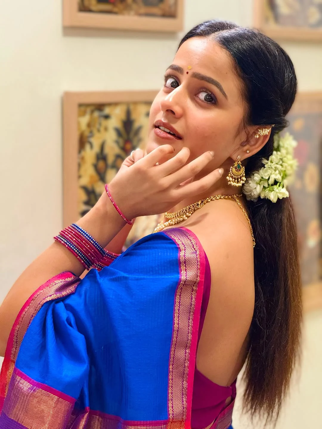 Vaishnavi Chaitanya Varalakshmi Vratham Traditional Photos