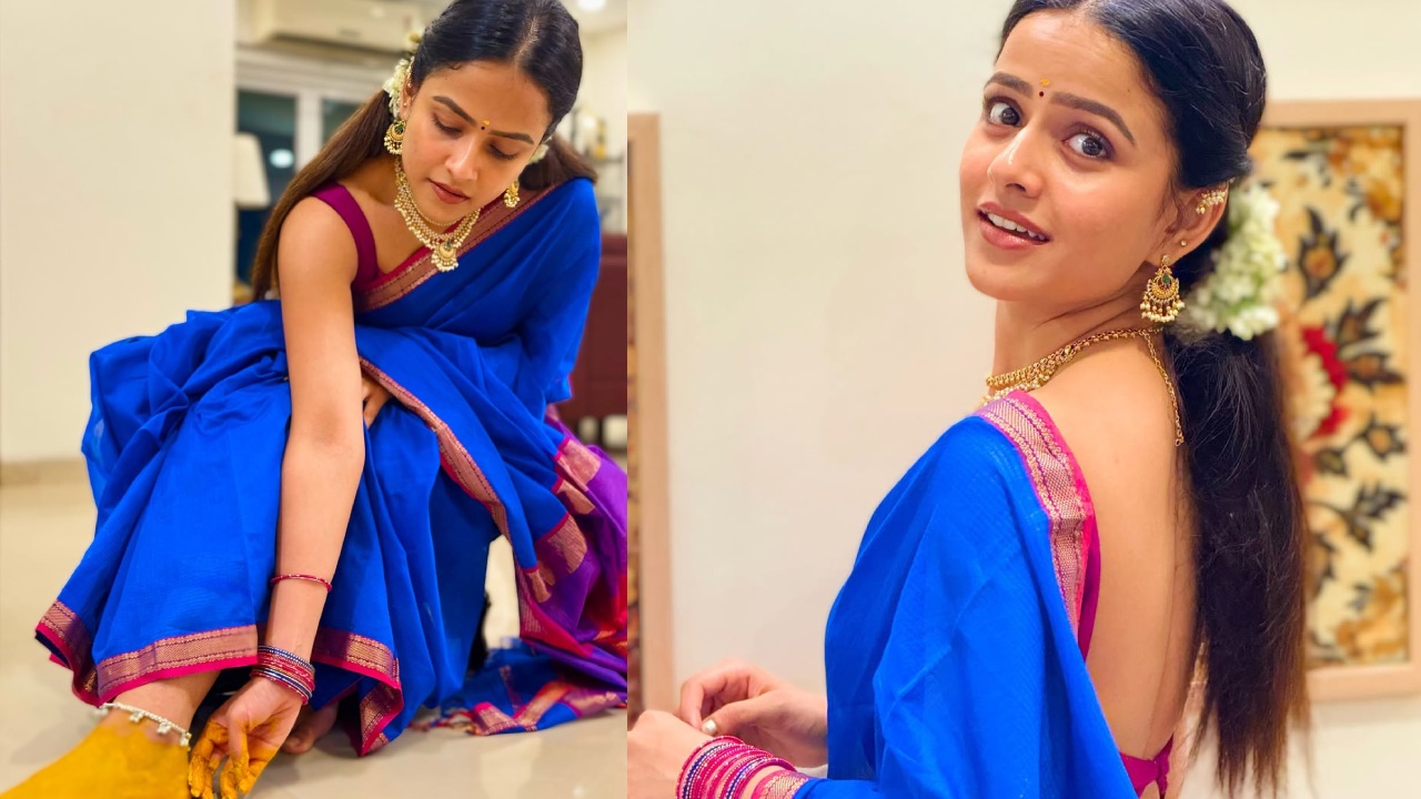 Vaishnavi Chaitanya : వరలక్ష్మి వ్రతం స్పెషల్.. వైష్ణవి చైతన్య ట్రెడిషినల్ ఫొటోలు..