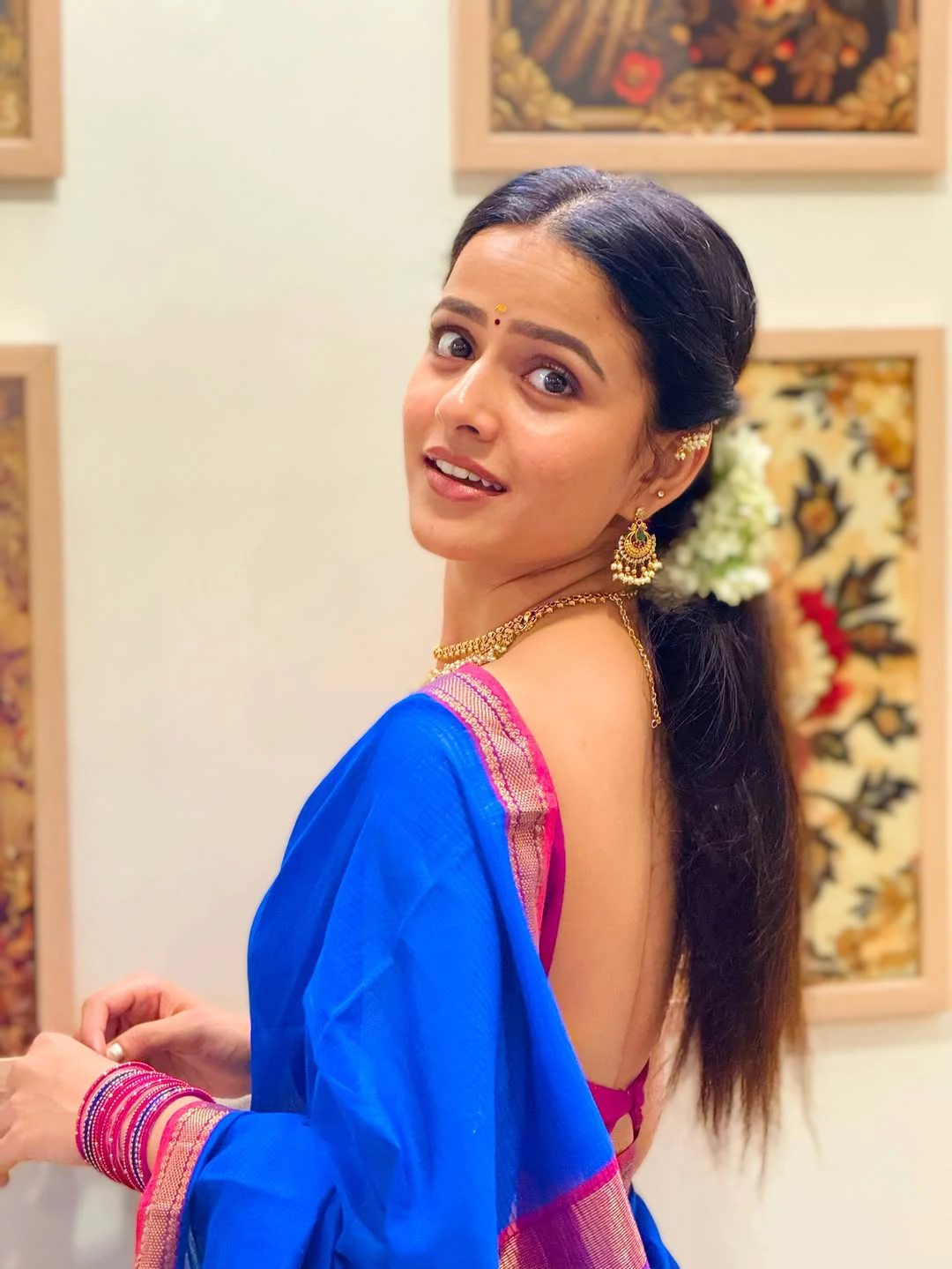 Vaishnavi Chaitanya Varalakshmi Vratham Traditional Photos