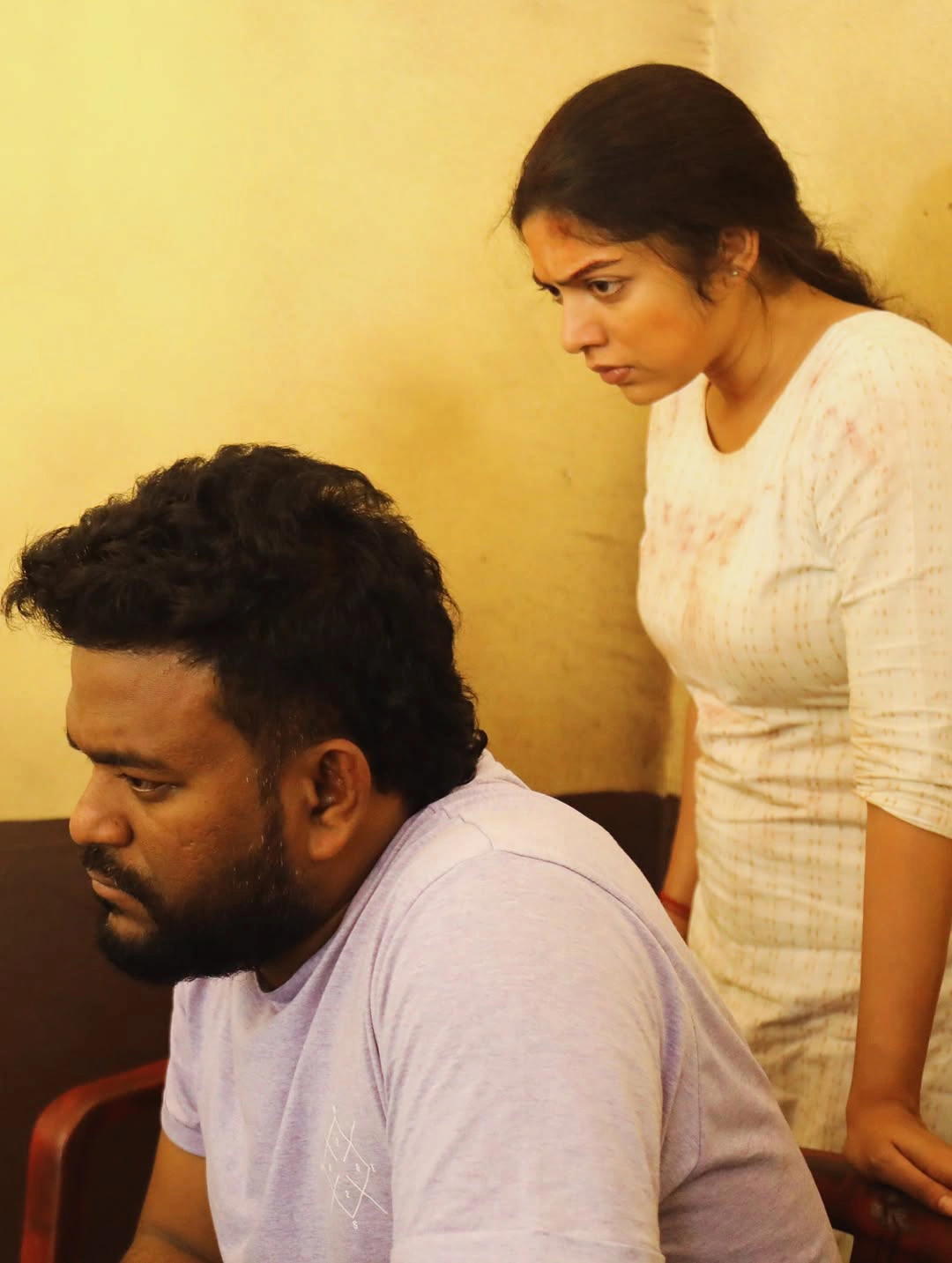 Varsha Bollamma Constable kanakam Working Stills