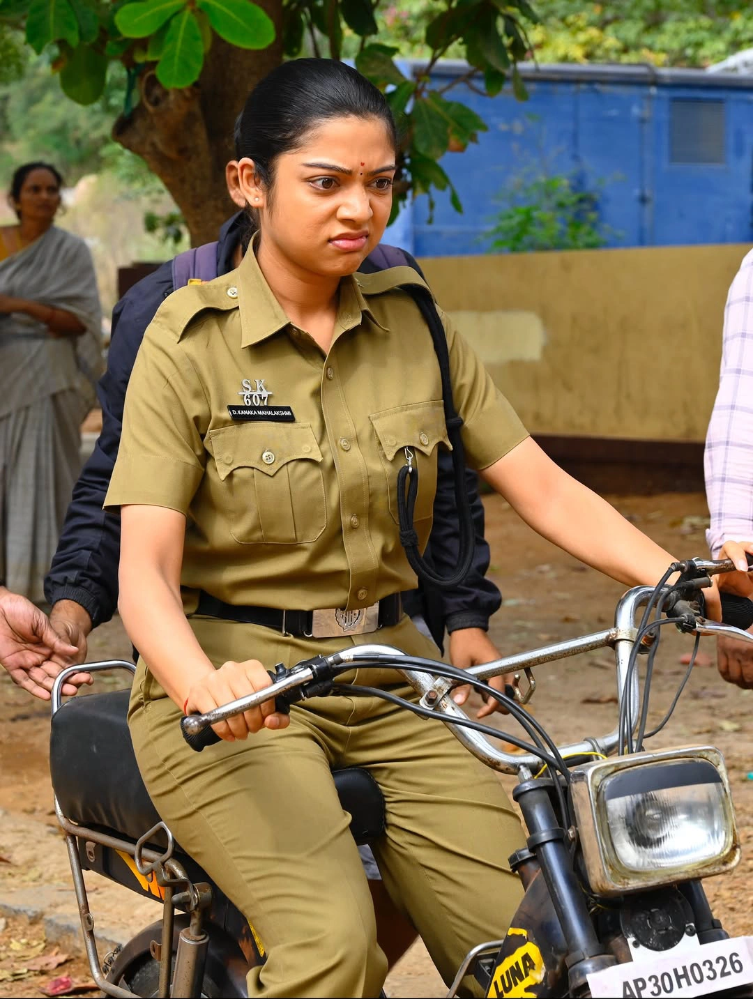 Varsha Bollamma Constable kanakam Working Stills