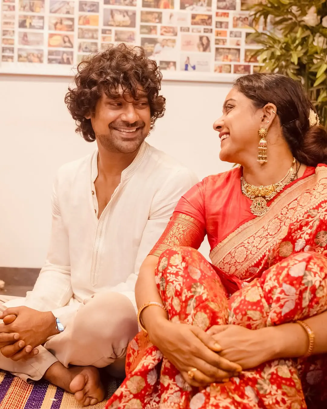 Varun Sandesh Vinayaka Chavithi Celebrations with his Wife Vithika Sheru