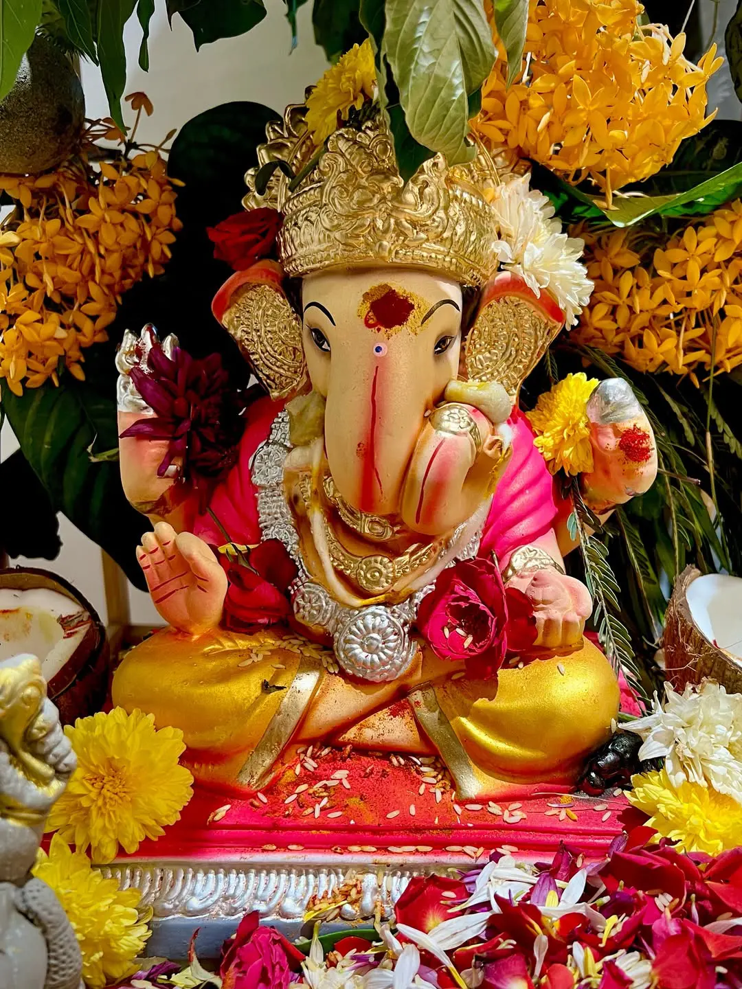 Bigg Boss Vasanthi Krishnan Vinayaka Chavithi Celebrations with her Husband