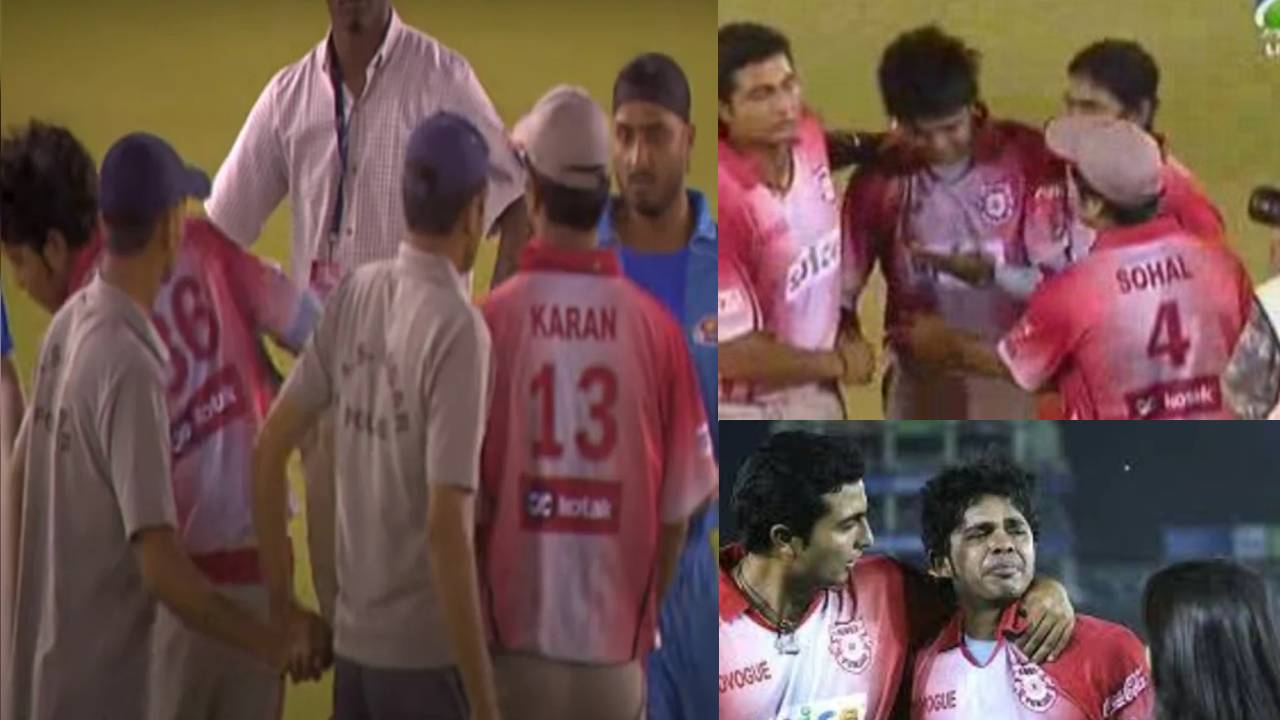 Harbhajan slapping Sreesanth : శ్రీశాంత్ను చెంపదెబ్బ కొట్టిన హర్భజన్.. 18 ఏళ్ల తరువాత వీడియో రిలీజ్.. Harbhajan slapping Sreesanth : శ్రీశాంత్ను చెంపదెబ్బ కొట్టిన హర్భజన్.. 18 ఏళ్ల తరువాత వీడియో రిలీజ్..