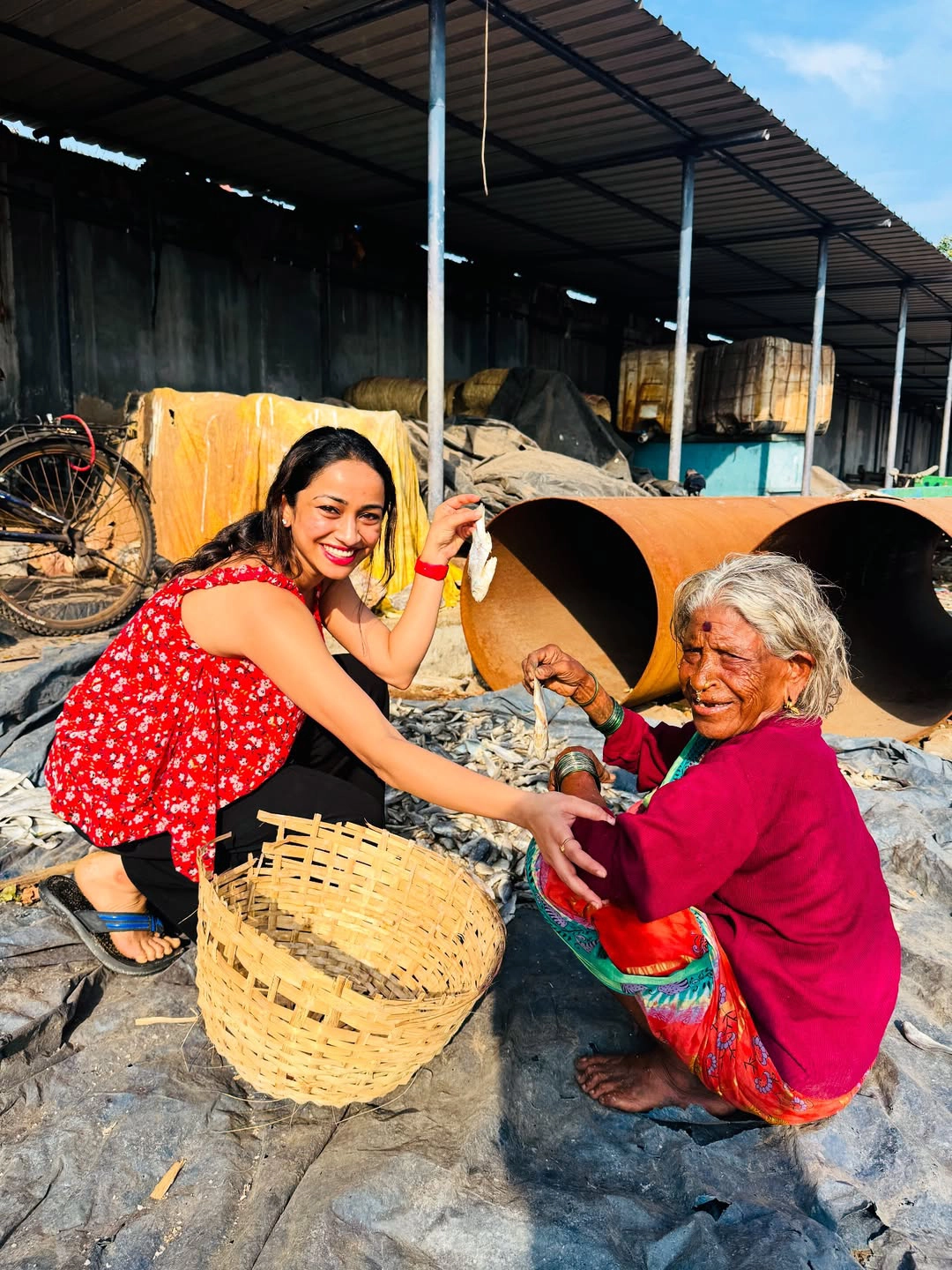 Vindhya Vishaka in Vizag Fish Market