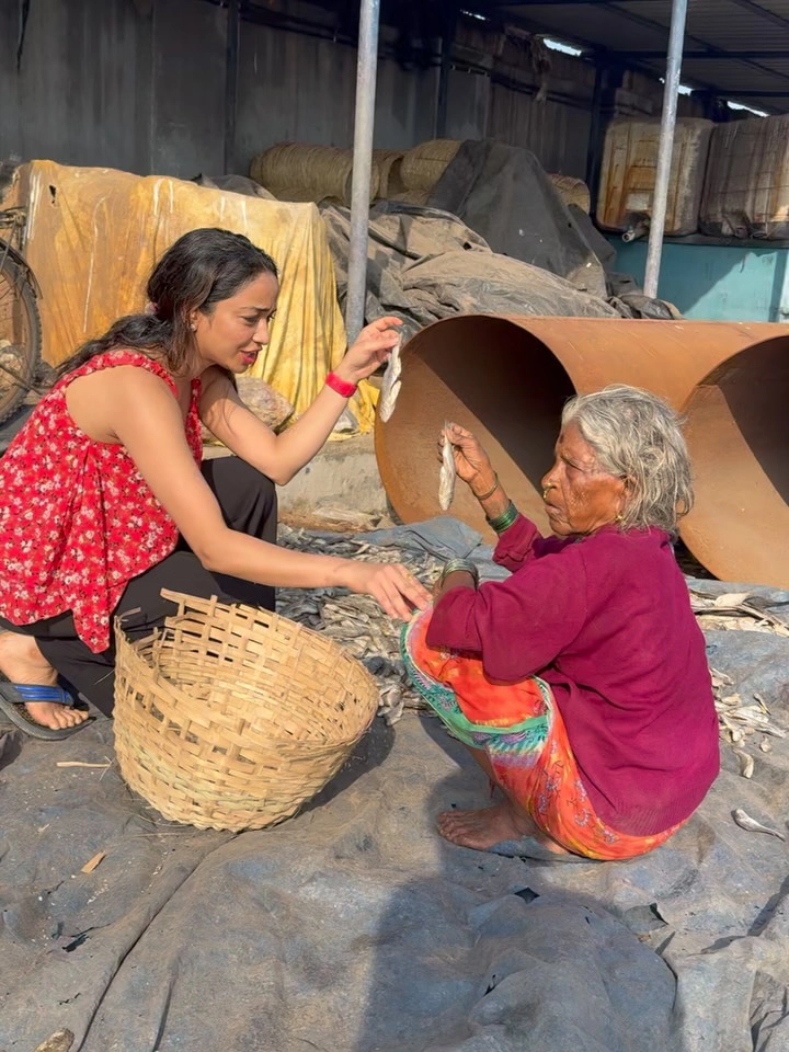 Vindhya Vishaka in Vizag Fish Market