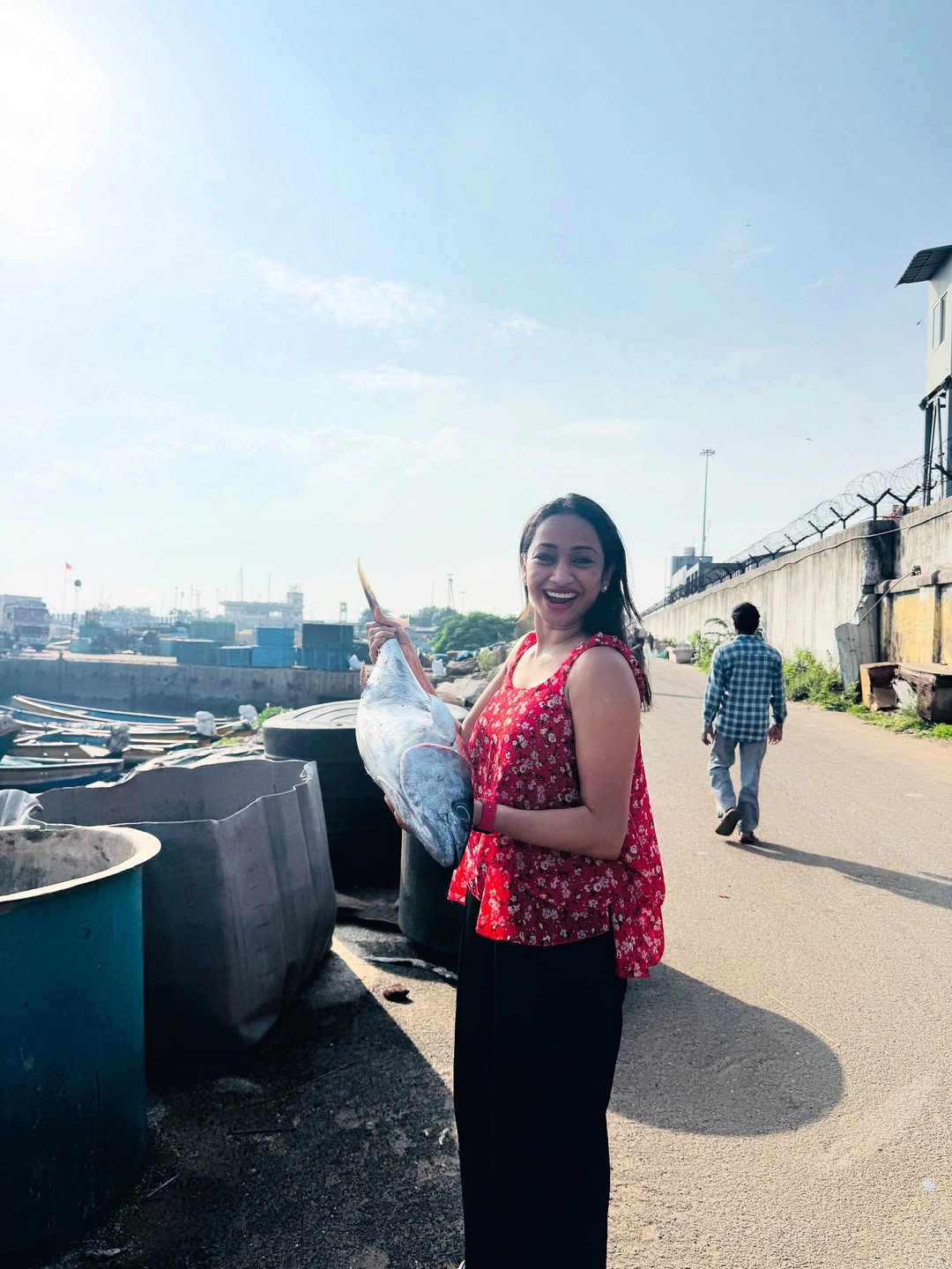 Vindhya Vishaka in Vizag Fish Market