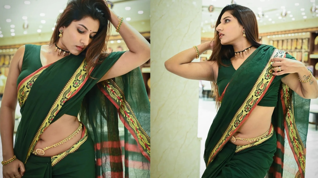 Vishnupriyaa Bhimeneni : నాభి అందాలతో అదరగొడుతున్న విష్ణుప్రియ..