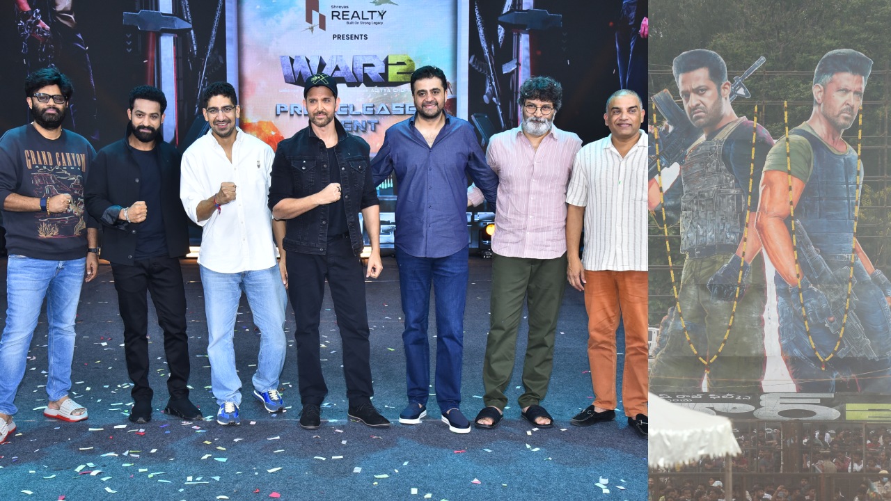 War 2 Pre Release Event : ఎన్టీఆర్ – హృతిక్ రోషన్ వార్ 2 ప్రీ రిలీజ్ ఈవెంట్.. ఫోటోలు..