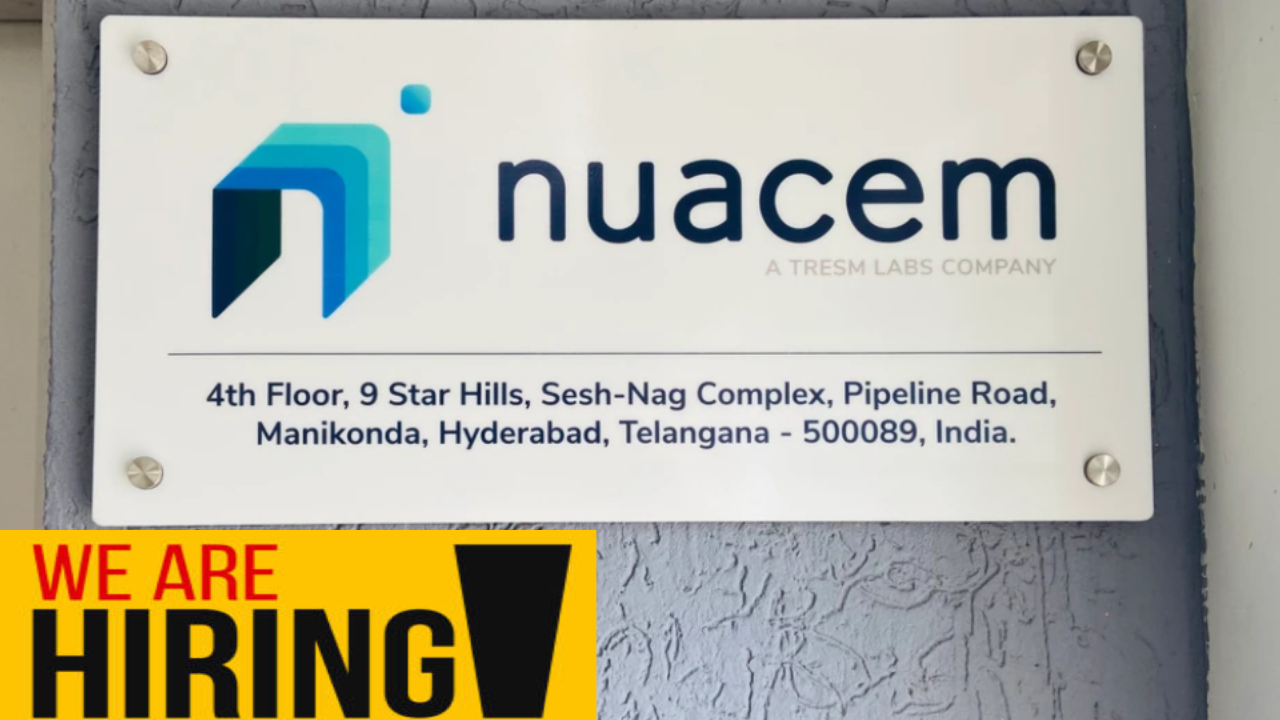 Nuacem AI Hiring: సాఫ్ట్ వేర్ అభ్యర్థులకు గుడ్ న్యూస్.. నువాసెం AI సంస్థలో జావాస్క్రిప్ట్ తో ఓపెనింగ్స్.. రూ.3.6 లక్షల జీతం.. రేపే లాస్ట్ డేట్ Nuacem AI Hiring: సాఫ్ట్ వేర్ అభ్యర్థులకు గుడ్ న్యూస్.. నువాసెం AI సంస్థలో జావాస్క్రిప్ట్ తో ఓపెనింగ్స్.. రూ.3.6 లక్షల జీతం.. రేపే లాస్ట్ డేట్