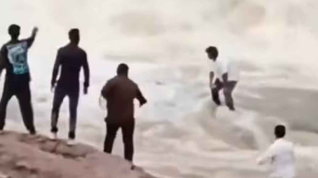 Youtuber Swept Away