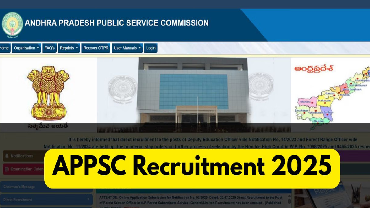 APPSC Notifications 2025: ఏపీపీఎస్సీ నోటిఫికేషన్.. అగ్రికల్చర్ డిపార్ట్మెంట్లో ఉద్యోగాలు.. ముఖ్యమైన తేదీలు, పూర్తి వివరాలు APPSC Notifications 2025: ఏపీపీఎస్సీ నోటిఫికేషన్.. అగ్రికల్చర్ డిపార్ట్మెంట్లో ఉద్యోగాలు.. ముఖ్యమైన తేదీలు, పూర్తి వివరాలు