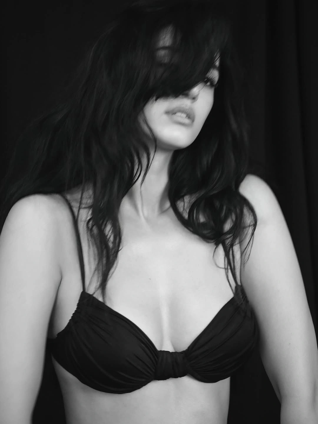 Disha Patani Stunning Looks in Black Dress