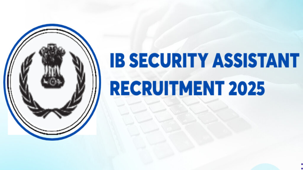 Today is the last date to apply for Intelligence Bureau Jobs.