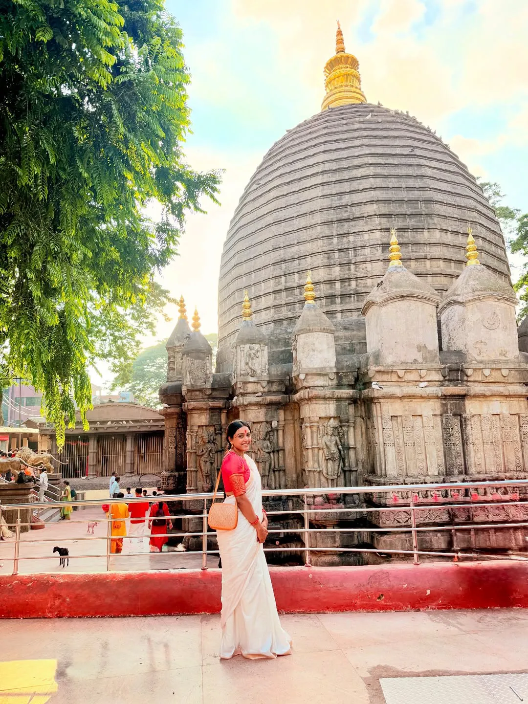 Niharika Konidela and Vithika Sheru Visited Assam Kamakhya Temple