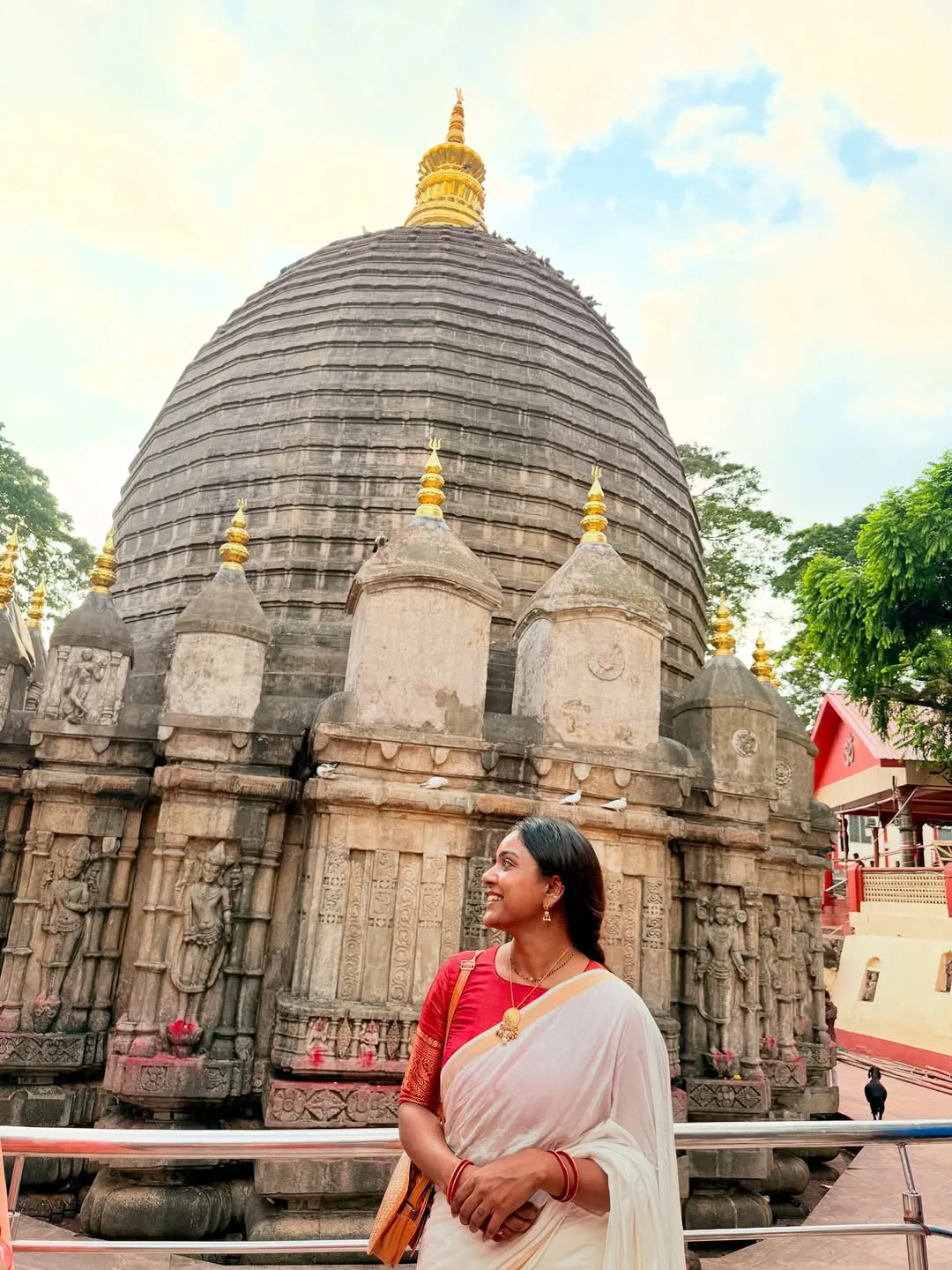 Niharika Konidela and Vithika Sheru Visited Assam Kamakhya Temple