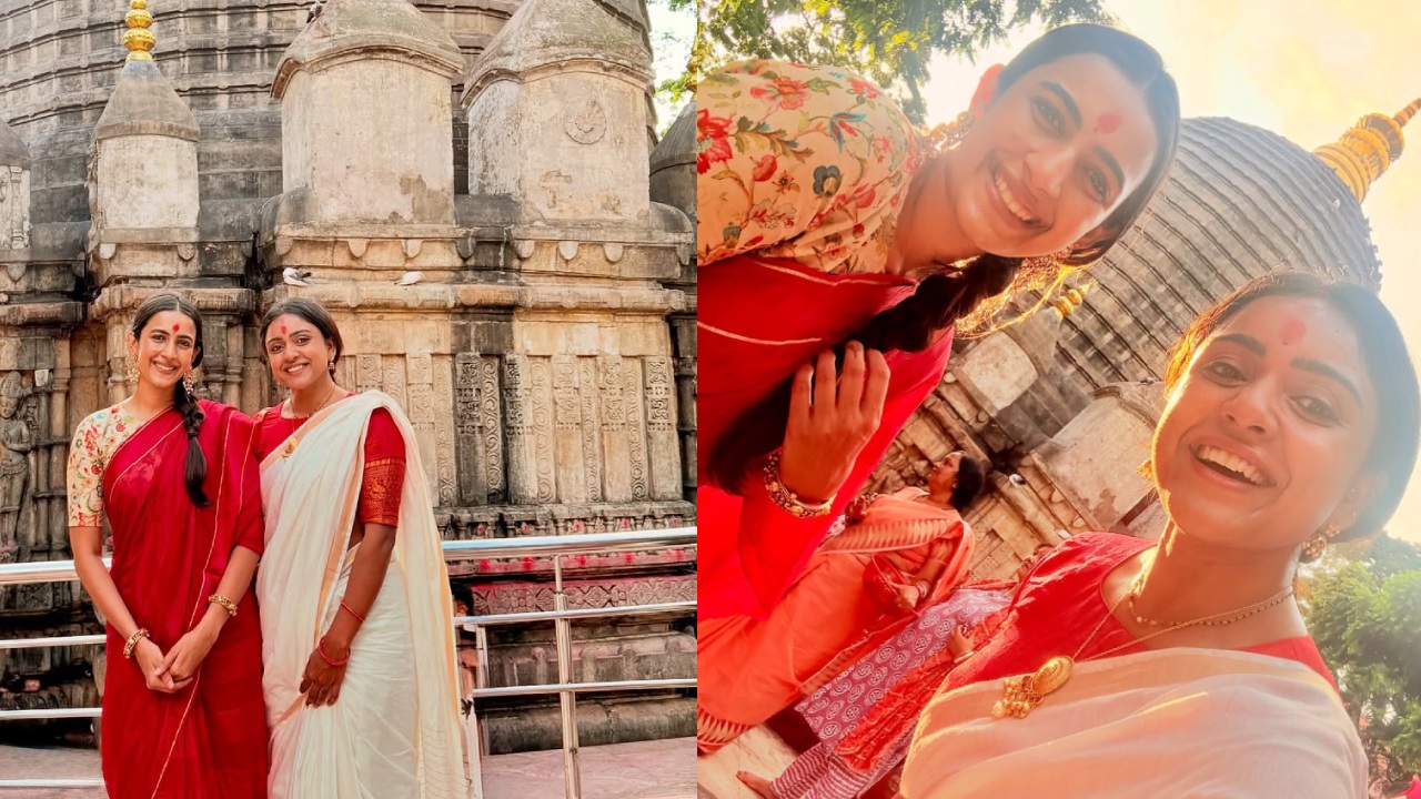 Niharika – Vithika : వరుణ్ సందేశ్ భార్యతో మెగా డాటర్.. అస్సాంలోని కామాఖ్య ఆలయంలో.. ఫొటోలు..