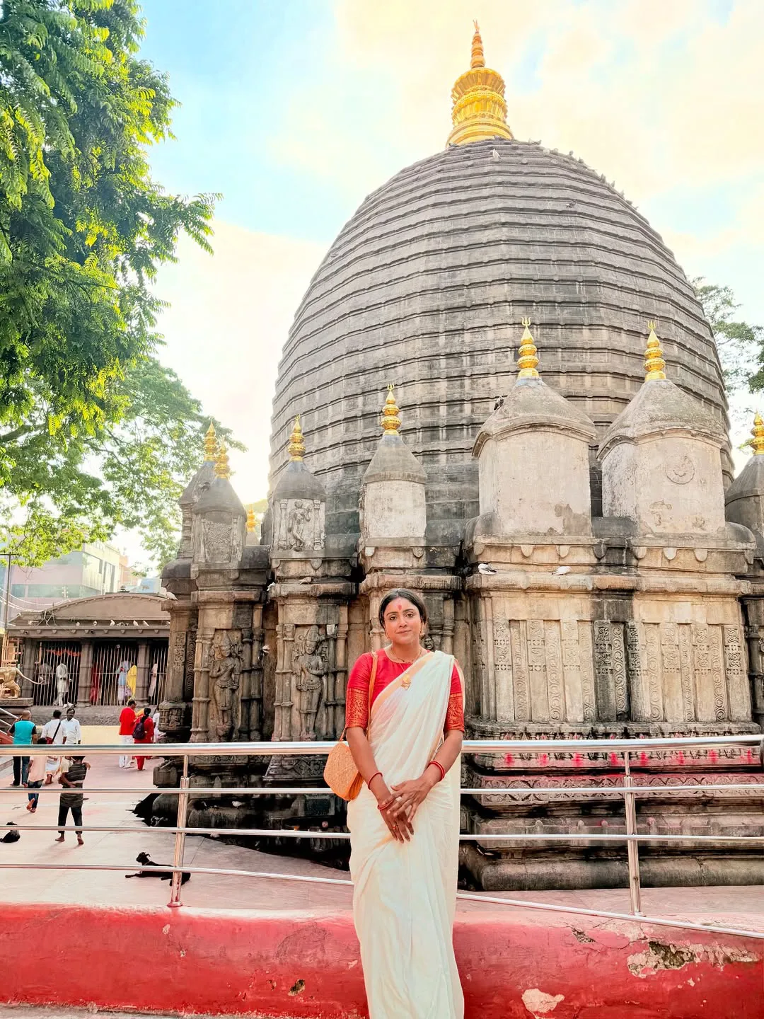 Niharika Konidela and Vithika Sheru Visited Assam Kamakhya Temple