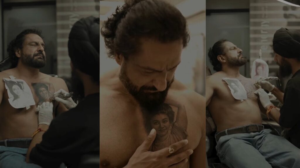 Parag Tyagi Tattooed his Wife Actress Shefali Jariwala Image on Heart