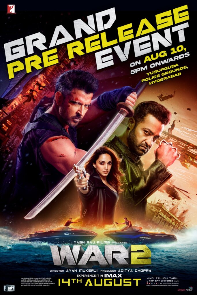 NTR Hrithik Roshan War 2 Pre Release Event Update 