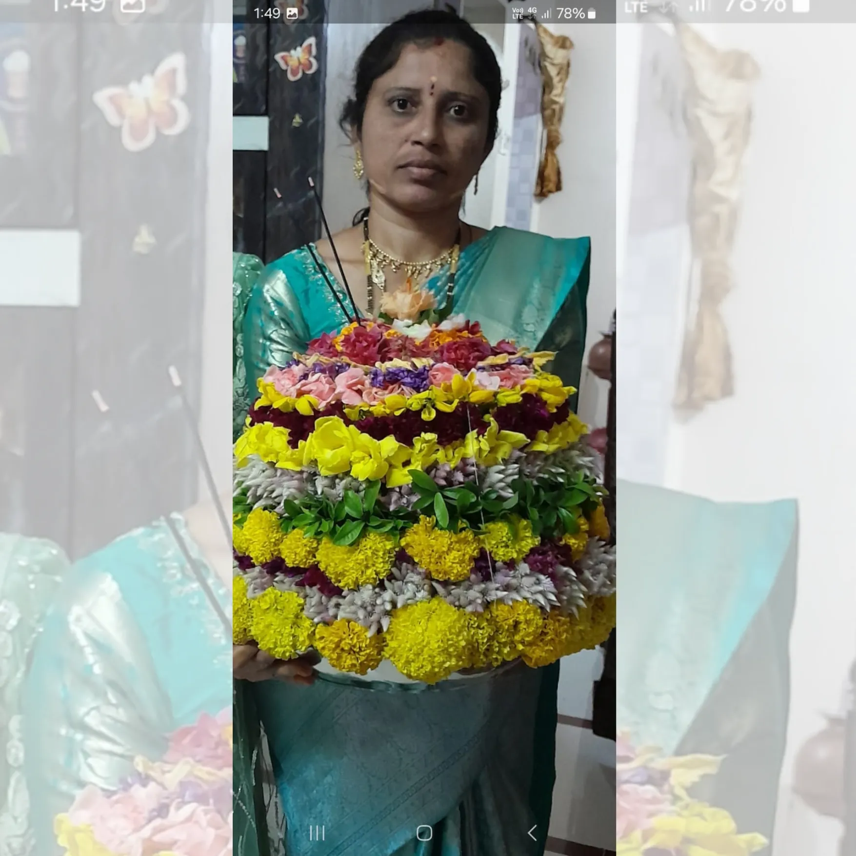 10TVs Selfie With Saddula Bathukamma