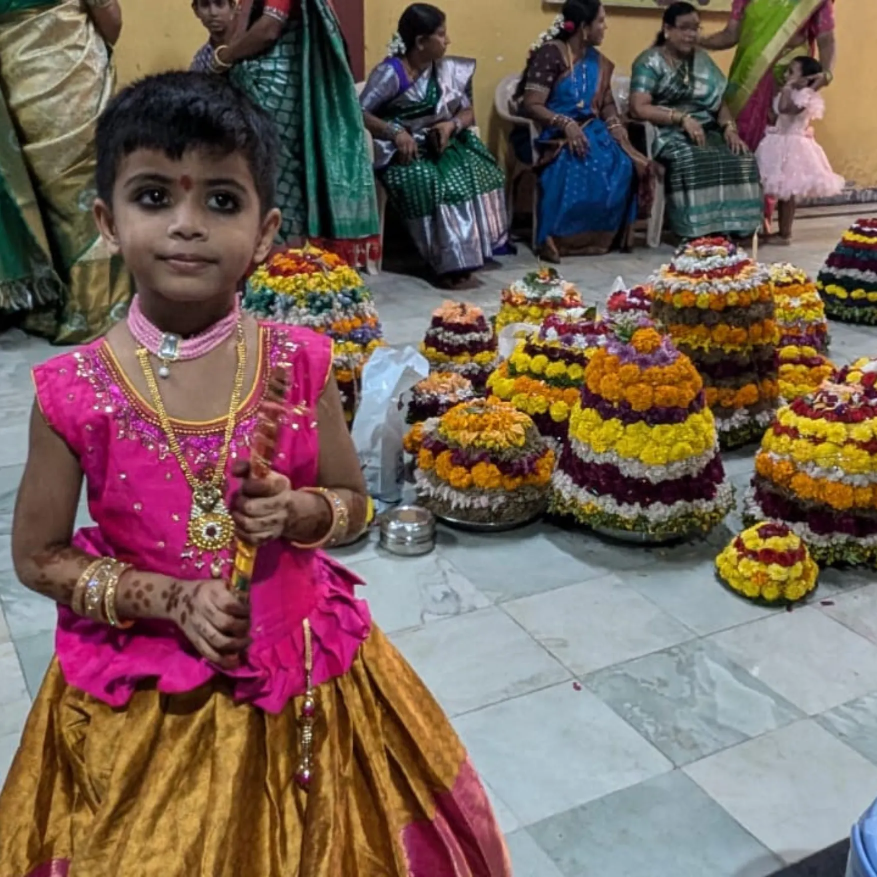 10TVs Selfie With Saddula Bathukamma