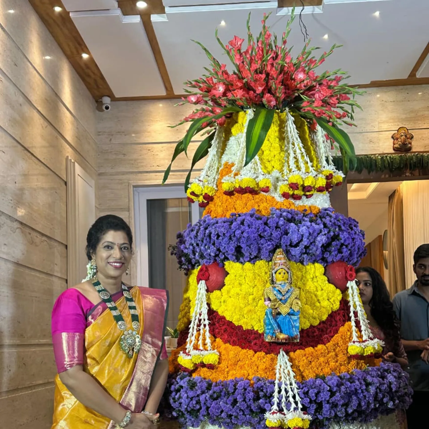 10TVs Selfie With Saddula Bathukamma