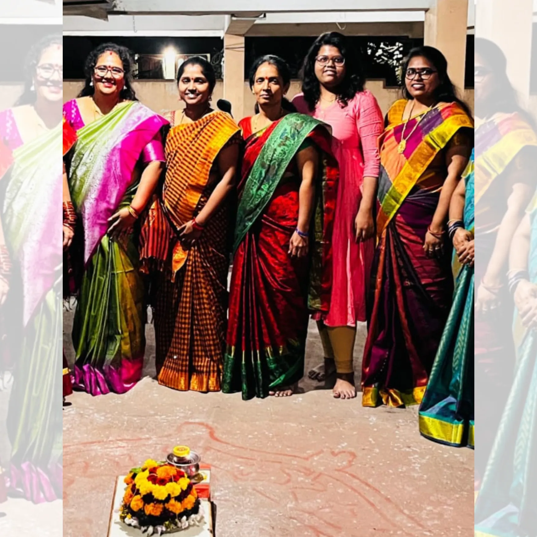 10TVs Selfie With Saddula Bathukamma