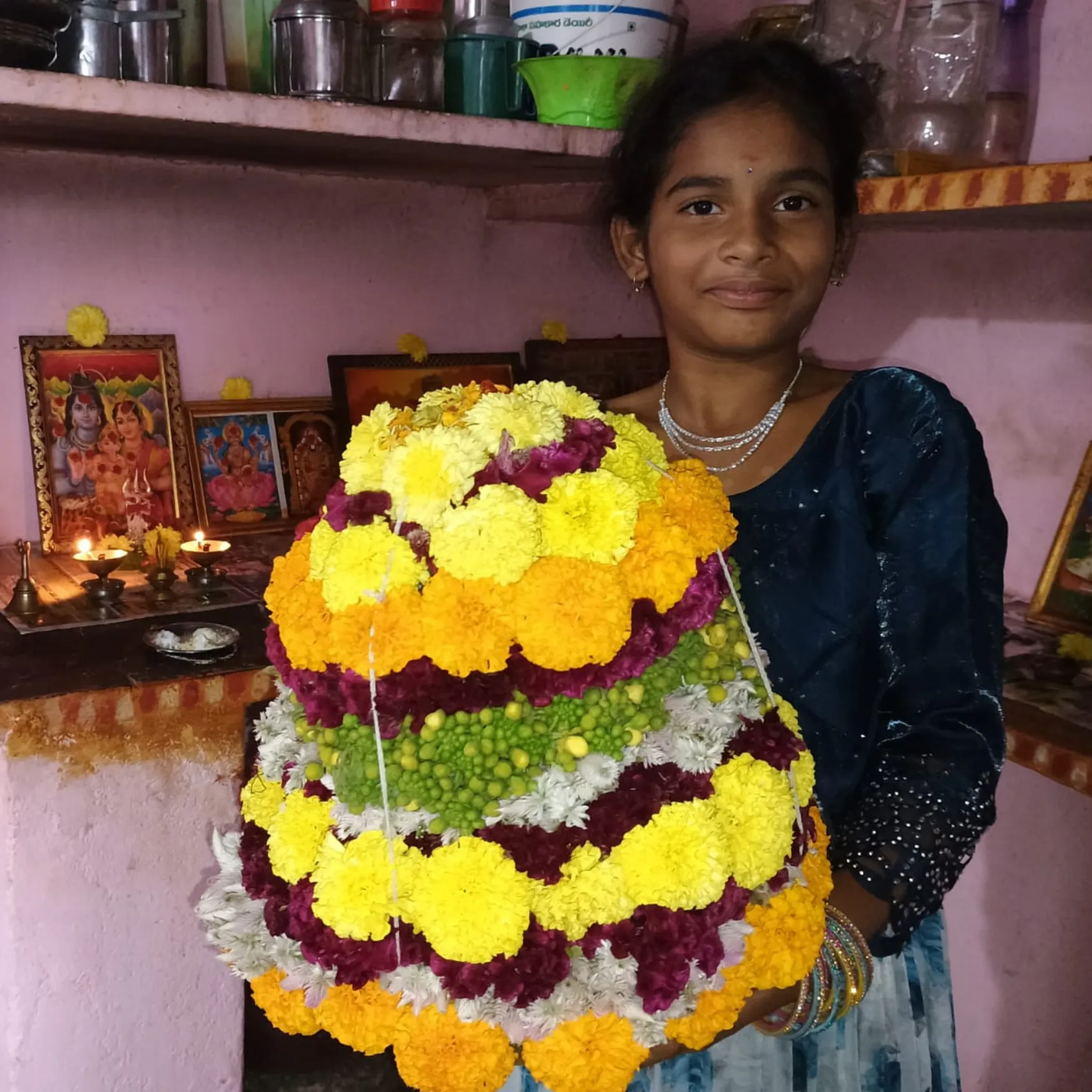 10TVs Selfie With Saddula Bathukamma