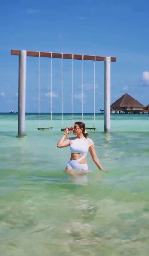 Kajal Aggarwal Enjoying Vacation in Maldives