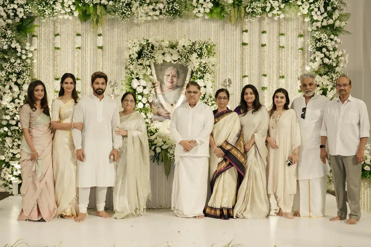 Allu Arjun Grand Mother Final Rituals