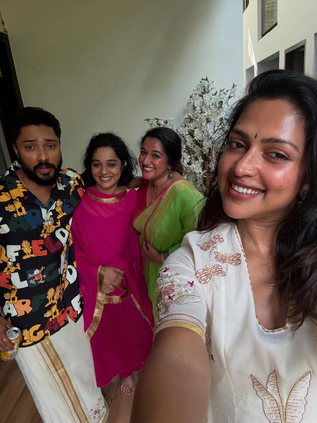 Amala Paul Celebrates Onam Festival With Family