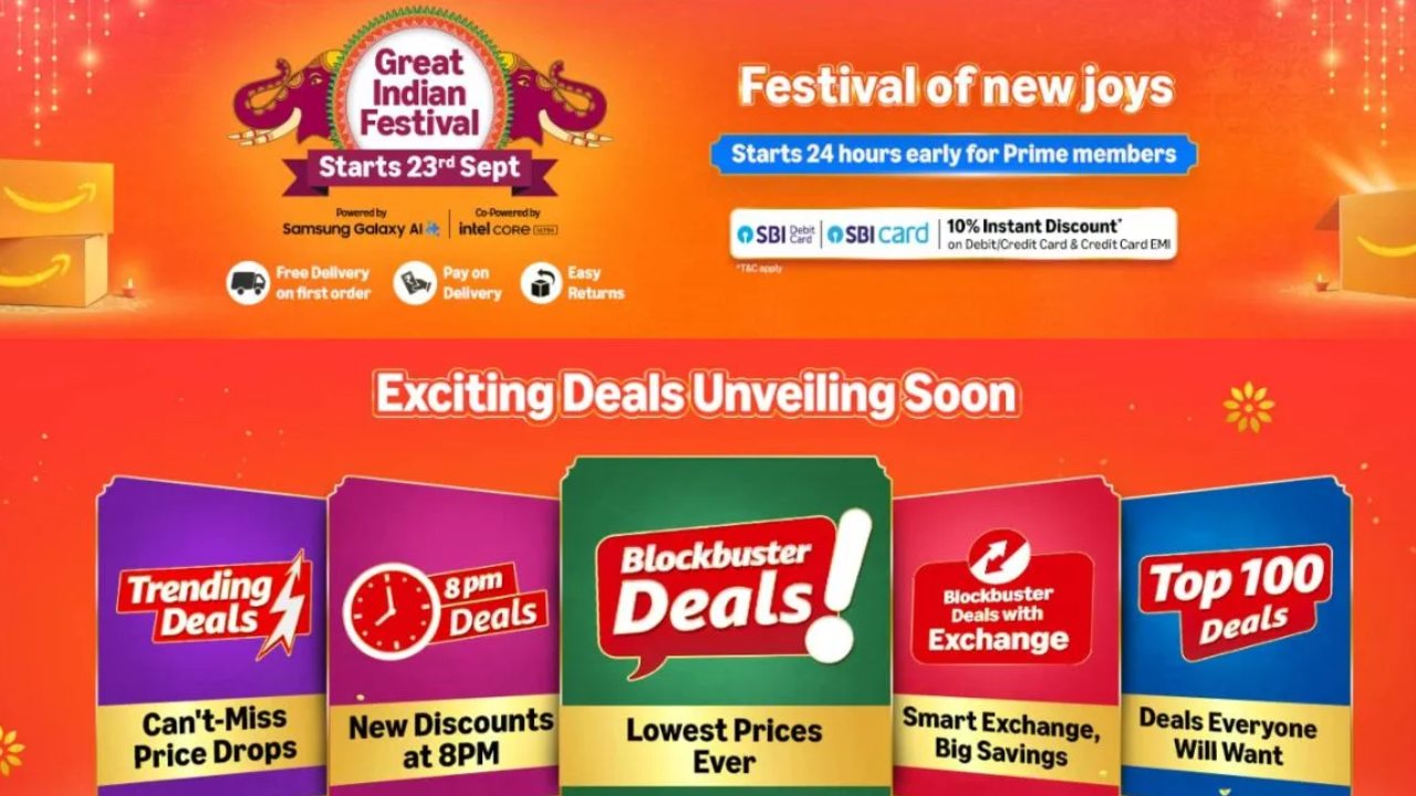 Amazon Sale 2025 : అమెజాన్ గ్రేట్ ఇండియన్ ఫెస్టివల్ సేల్ 2025.. ఈ ల్యాప్టాప్లు, టాబ్లెట్లపై టాప్ డిస్కౌంట్లు, మరెన్నో ఆఫర్లు..! Amazon Sale 2025 : అమెజాన్ గ్రేట్ ఇండియన్ ఫెస్టివల్ సేల్ 2025.. ఈ ల్యాప్టాప్లు, టాబ్లెట్లపై టాప్ డిస్కౌంట్లు, మరెన్నో ఆఫర్లు..!