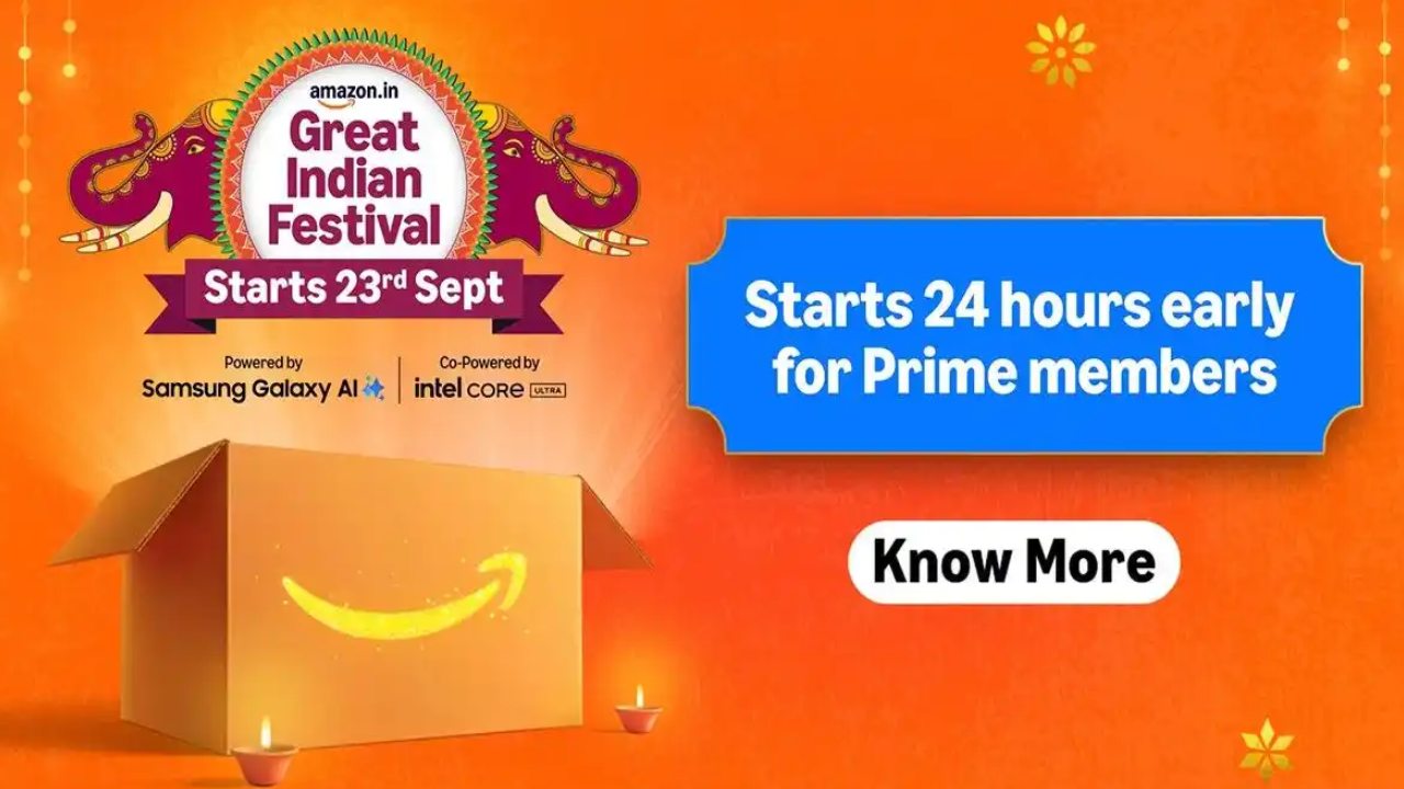 Amazon Great Indian Festival Sale 2025 : గెట్ రెడీ.. అమెజాన్ పండగ సేల్ డేట్, టైమ్ ఇదే.. ఈ స్మార్ట్ఫోన్లపై డిస్కౌంట్లే డిస్కౌంట్లు..! Amazon Great Indian Festival Sale 2025 : గెట్ రెడీ.. అమెజాన్ పండగ సేల్ డేట్, టైమ్ ఇదే.. ఈ స్మార్ట్ఫోన్లపై డిస్కౌంట్లే డిస్కౌంట్లు..!
