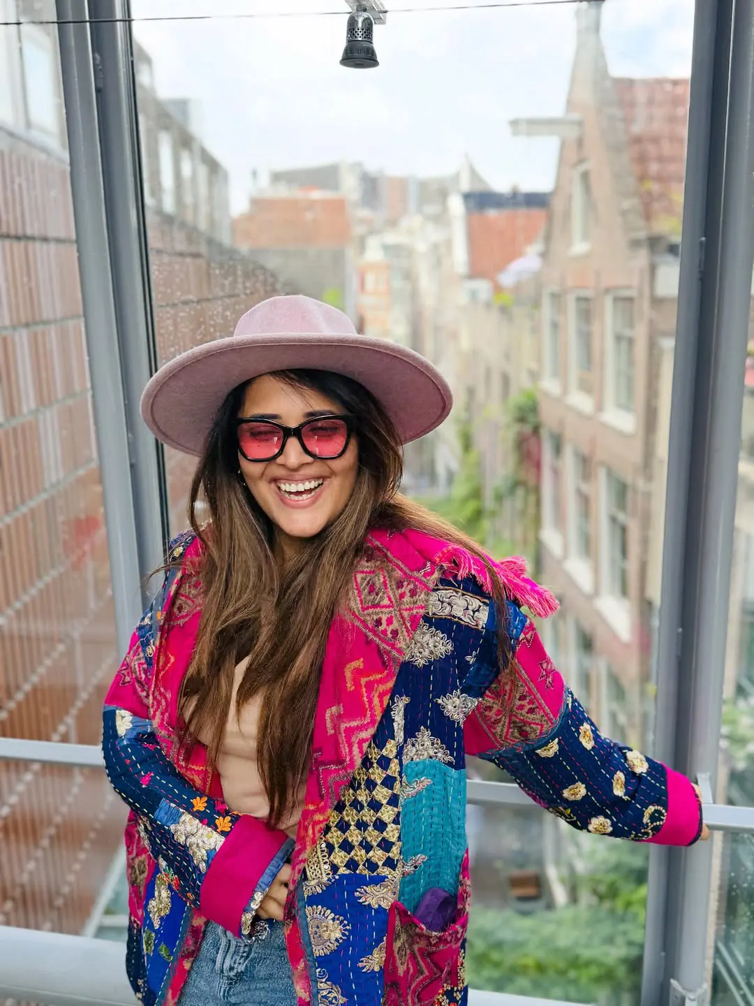 Anasuya Bharadwaj Enjoying Vacation in Amsterdam with Friends