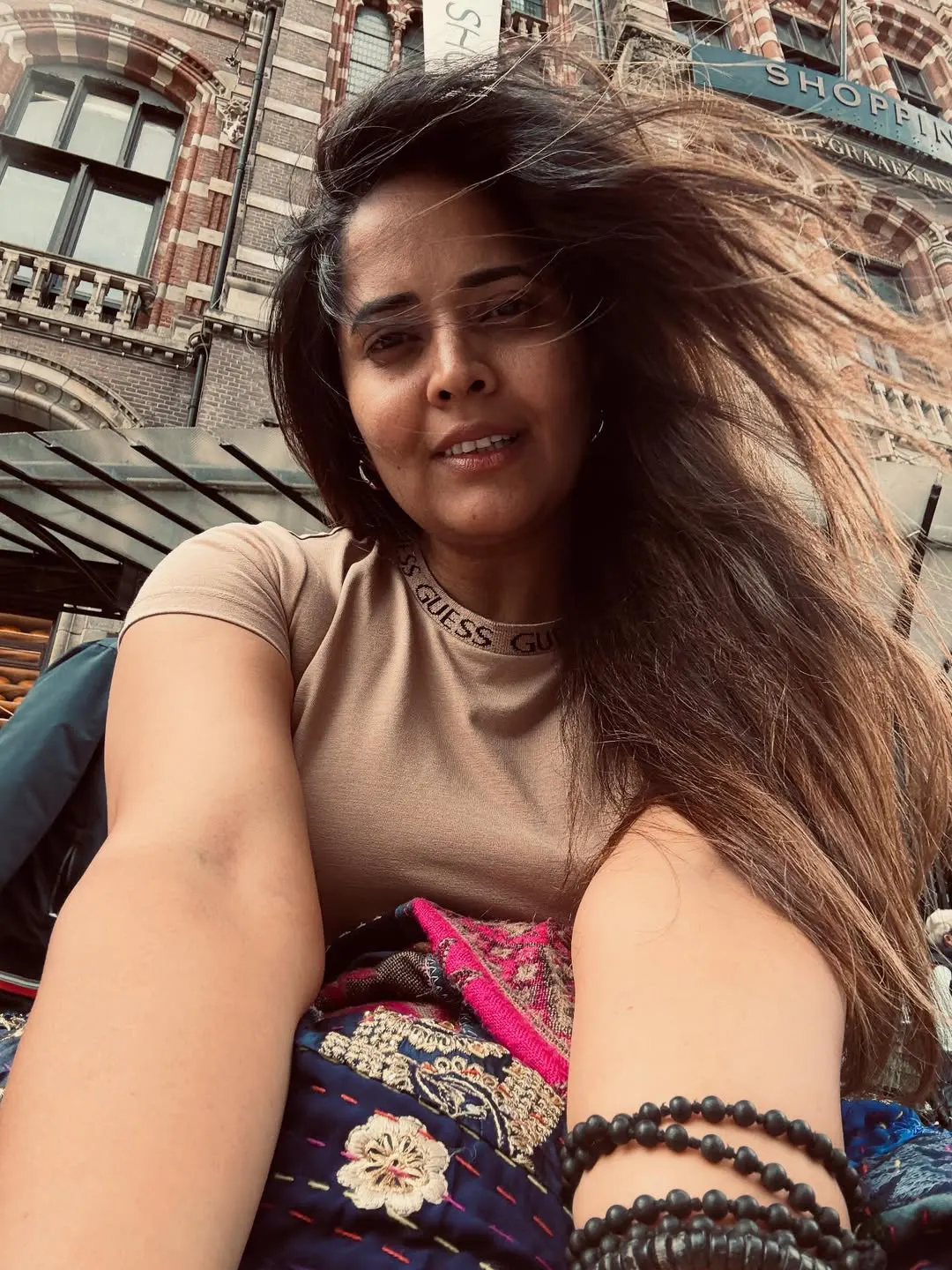 Anasuya Bharadwaj Enjoying Vacation in Amsterdam with Friends