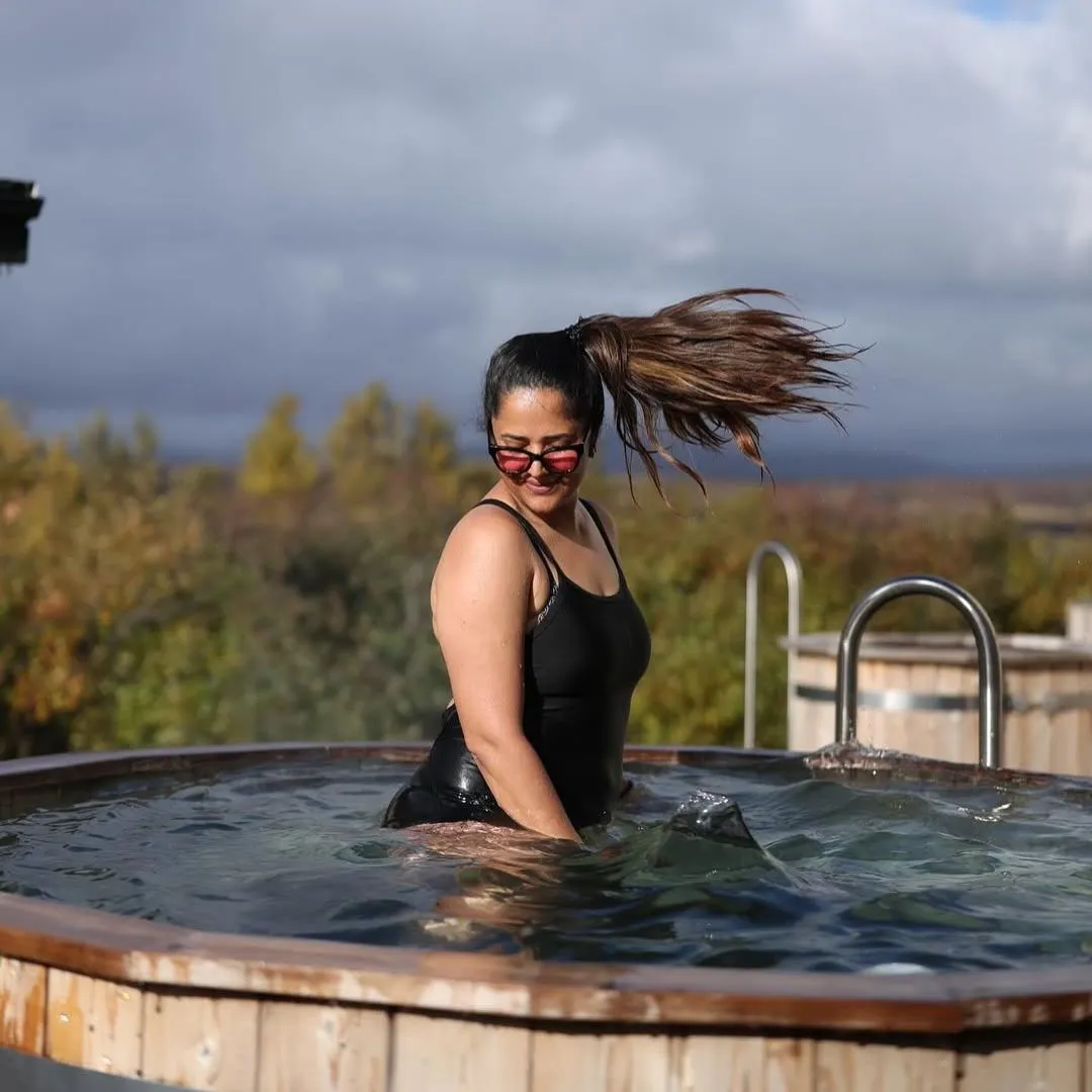 Anasuya swimming pool photos