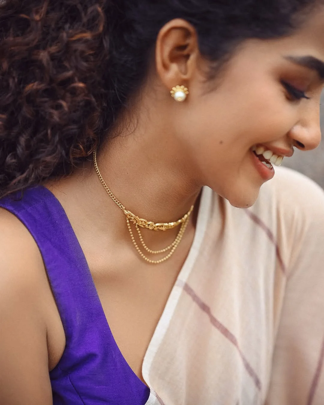 Anupama Parameswaran Simple Looks in Saree