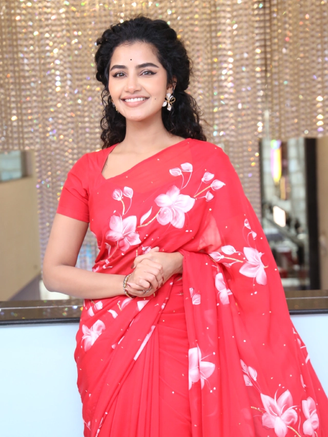 Anupama Parameswaran in Kishkindhapuri Trailer Event