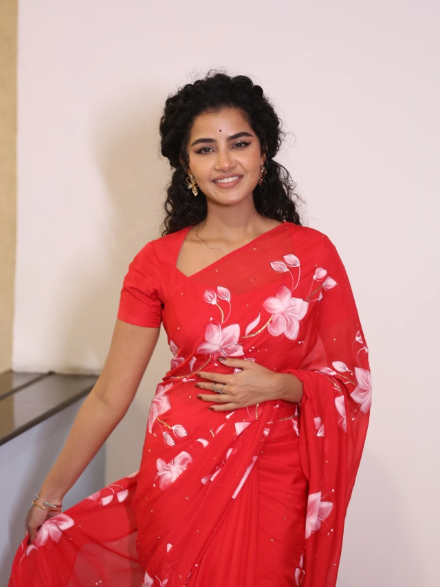 Anupama Parameswaran in Kishkindhapuri Trailer Event