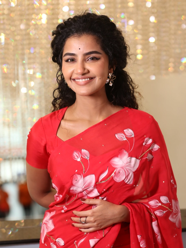 Anupama Parameswaran in Kishkindhapuri Trailer Event