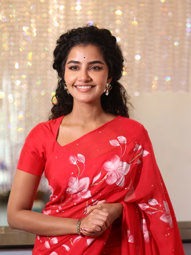 Anupama Parameswaran in Kishkindhapuri Trailer Event