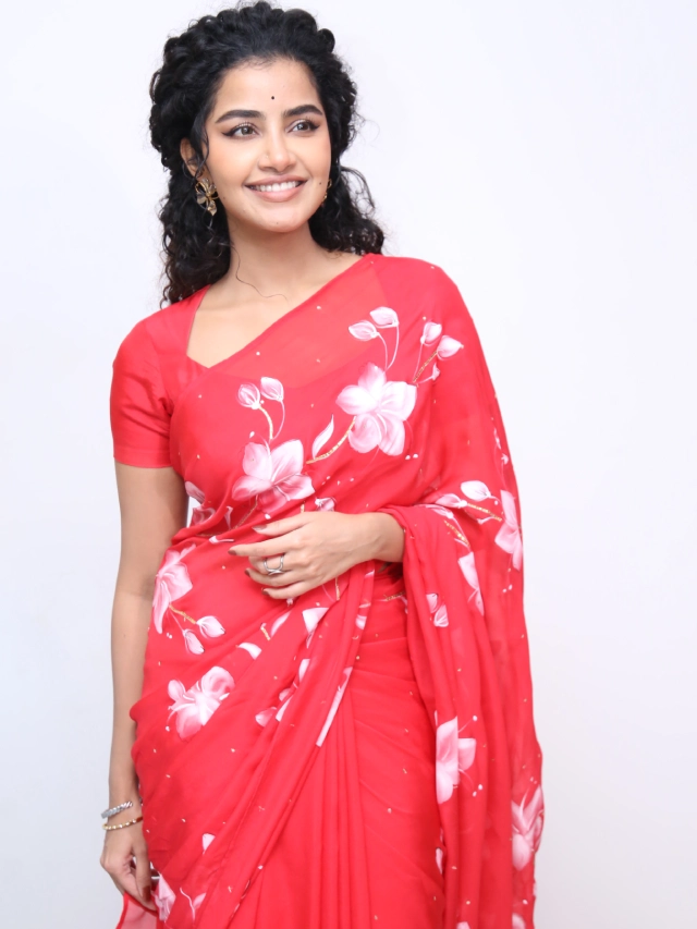 Anupama Parameswaran in Kishkindhapuri Trailer Event