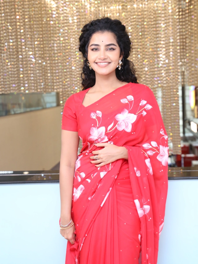 Anupama Parameswaran in Kishkindhapuri Trailer Event