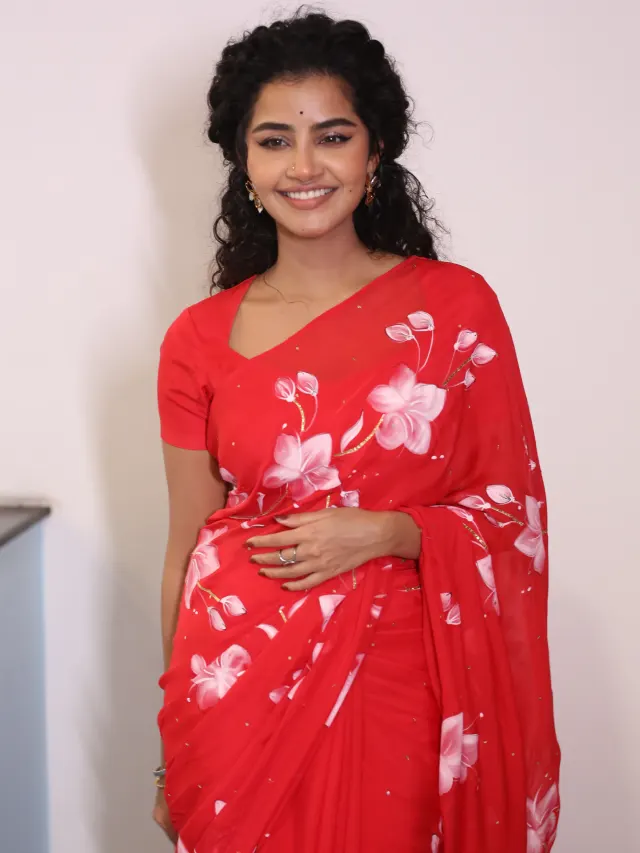 Anupama Parameswaran in Kishkindhapuri Trailer Event