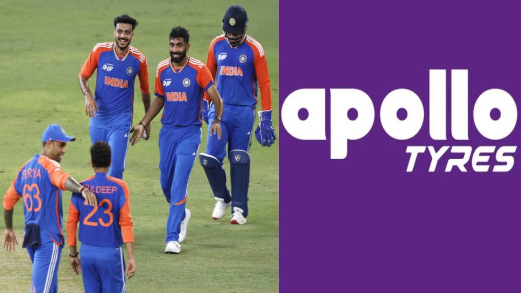 Apollo tyres be the indian team new jersey sponsor