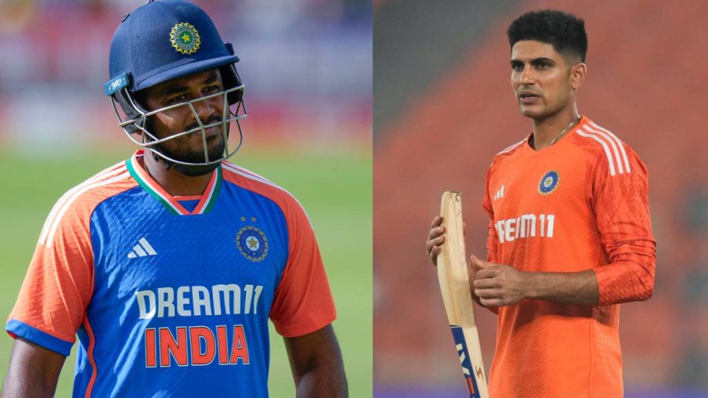 Asia cup 2025 Sanju Samson vs Shubman Gill t20i comparison