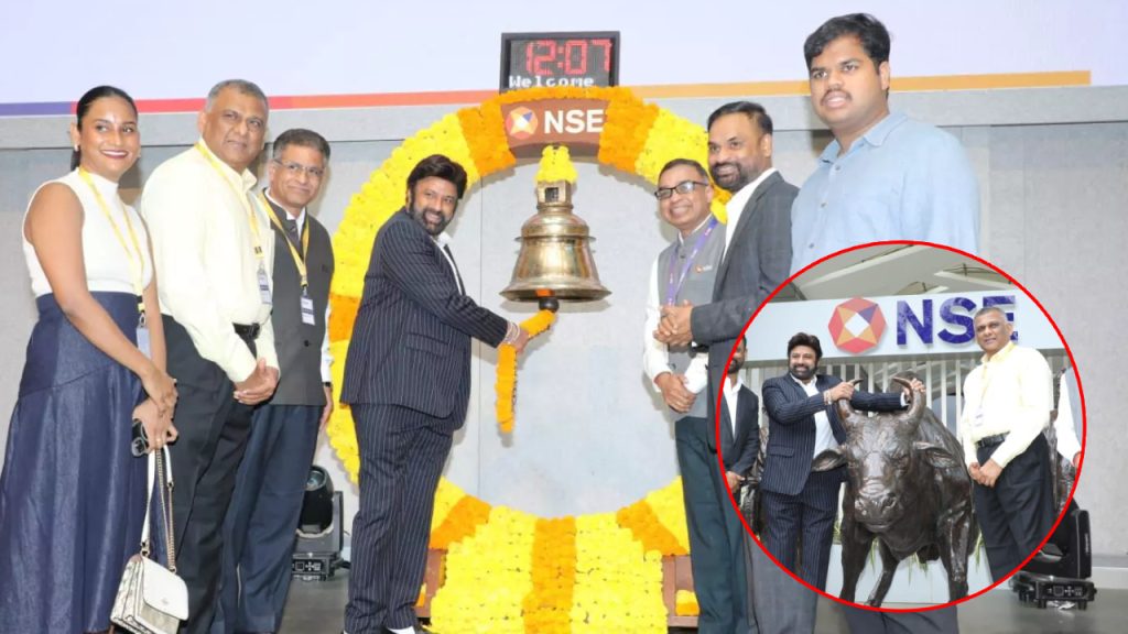 Balakrishna creates record as first South actor to ring NSE bell