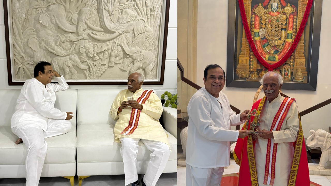 Bandaru Dattatraya : బ్రహ్మానందంను కలిసిన బండారు దత్తాత్రేయ.. ఫొటోలు..