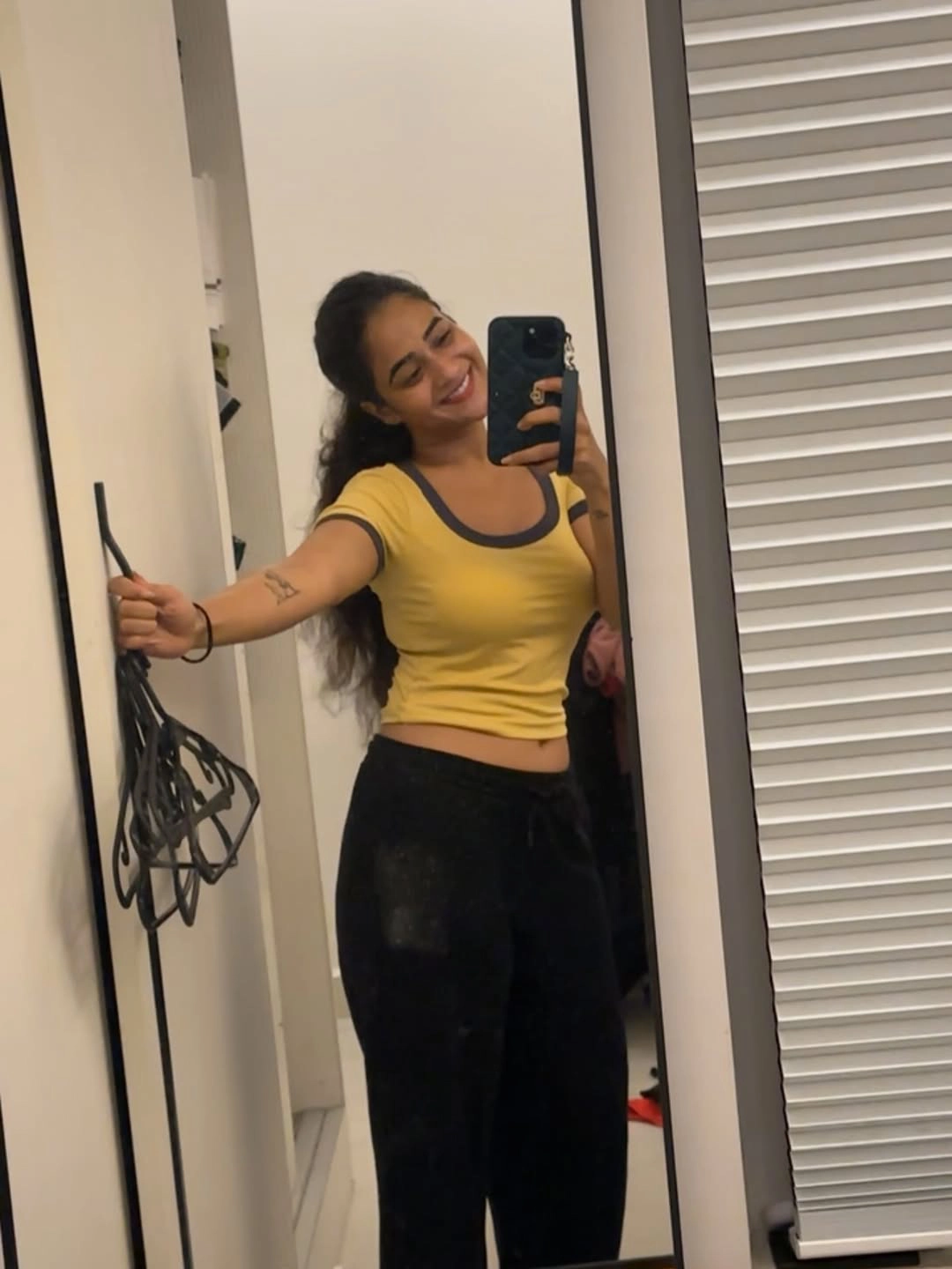 Deepthi Sunaina Cute Selfies